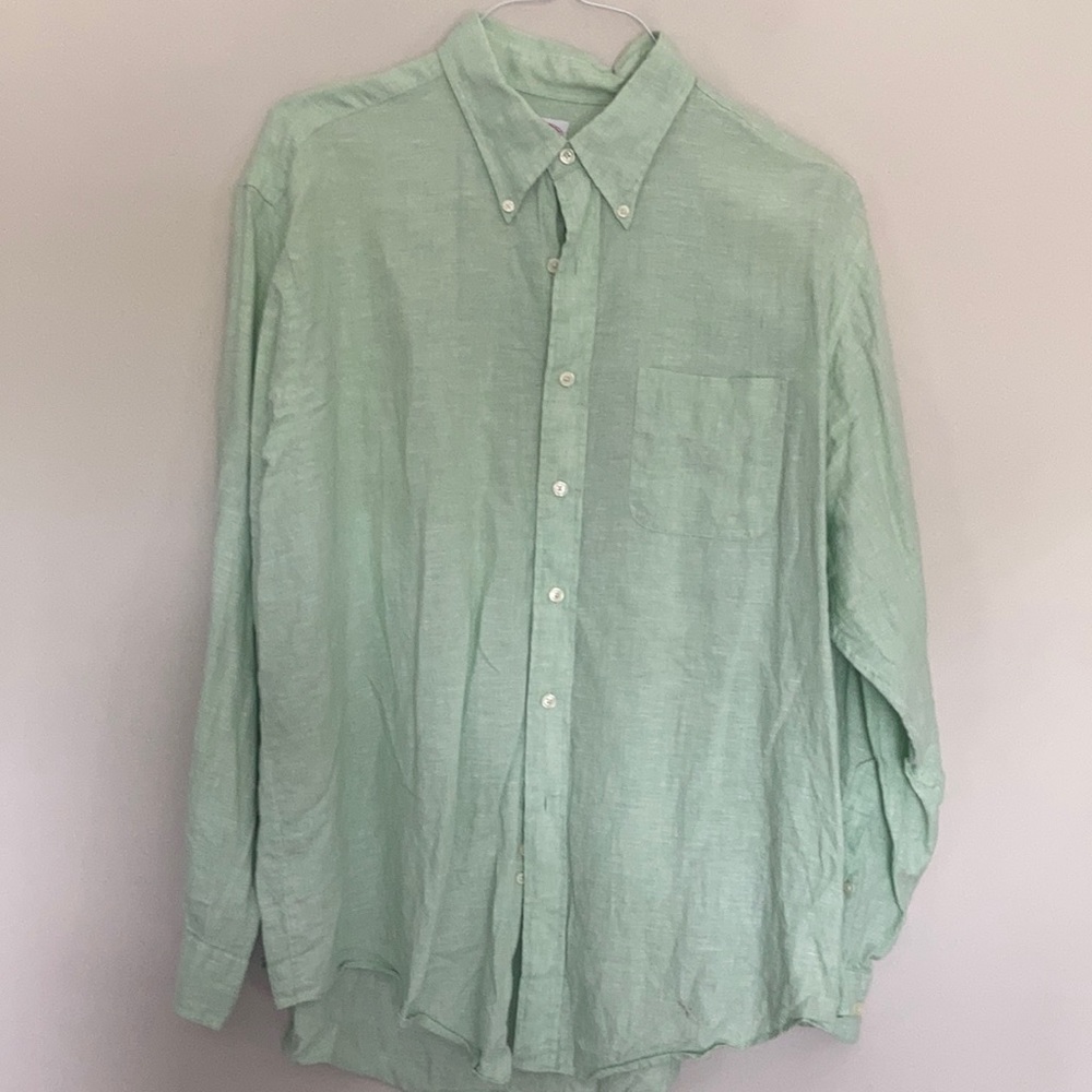 Like New Linen XL Brooks Brothers Dress Shirt